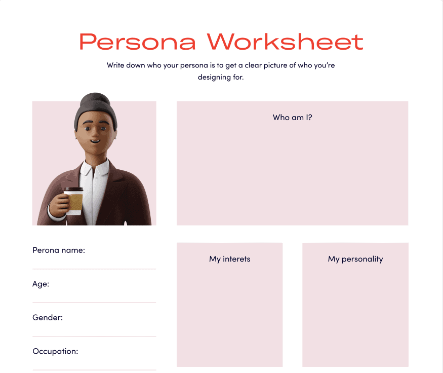 Personas can be an excellent way to understand  users. Make sure you check out my CRO Workbook, where you can get more in-depth information on how to create personas and worksheets to practice!