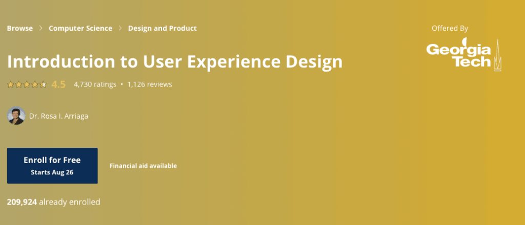 Introduction to User Experience Design