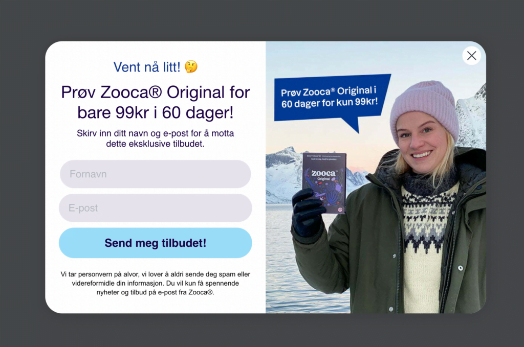 One of the most important aspects of the project was to increase conversions on the website. The tactic implementer for e-mail marketing for Zooca was a huge success!
