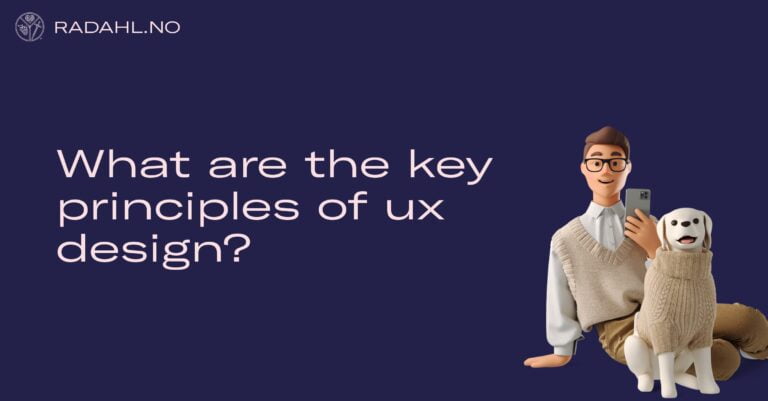 What are the key principles of ux design?