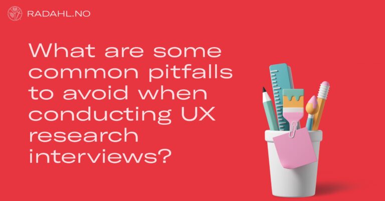 What are some common pitfalls to avoid when conducting UX research interviews?