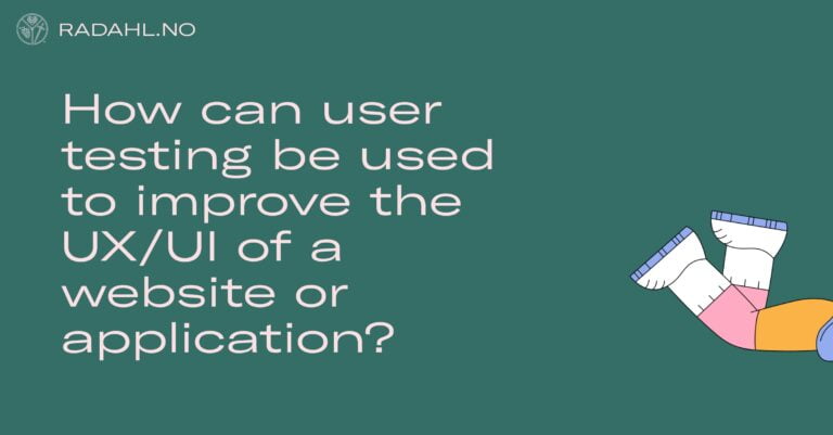 How can user testing be used to improve the UX/UI of a website or application?